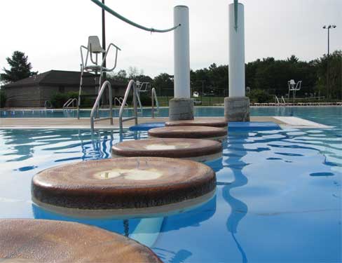 Obstacles in pool