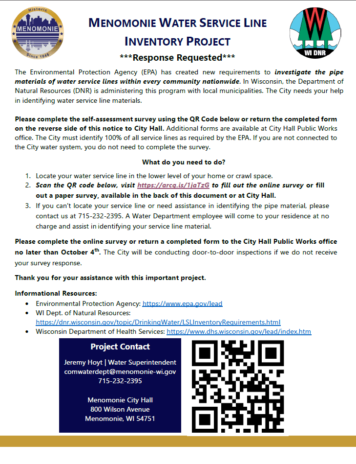 Water Dept. Lead Service Line Insert (PNG) 