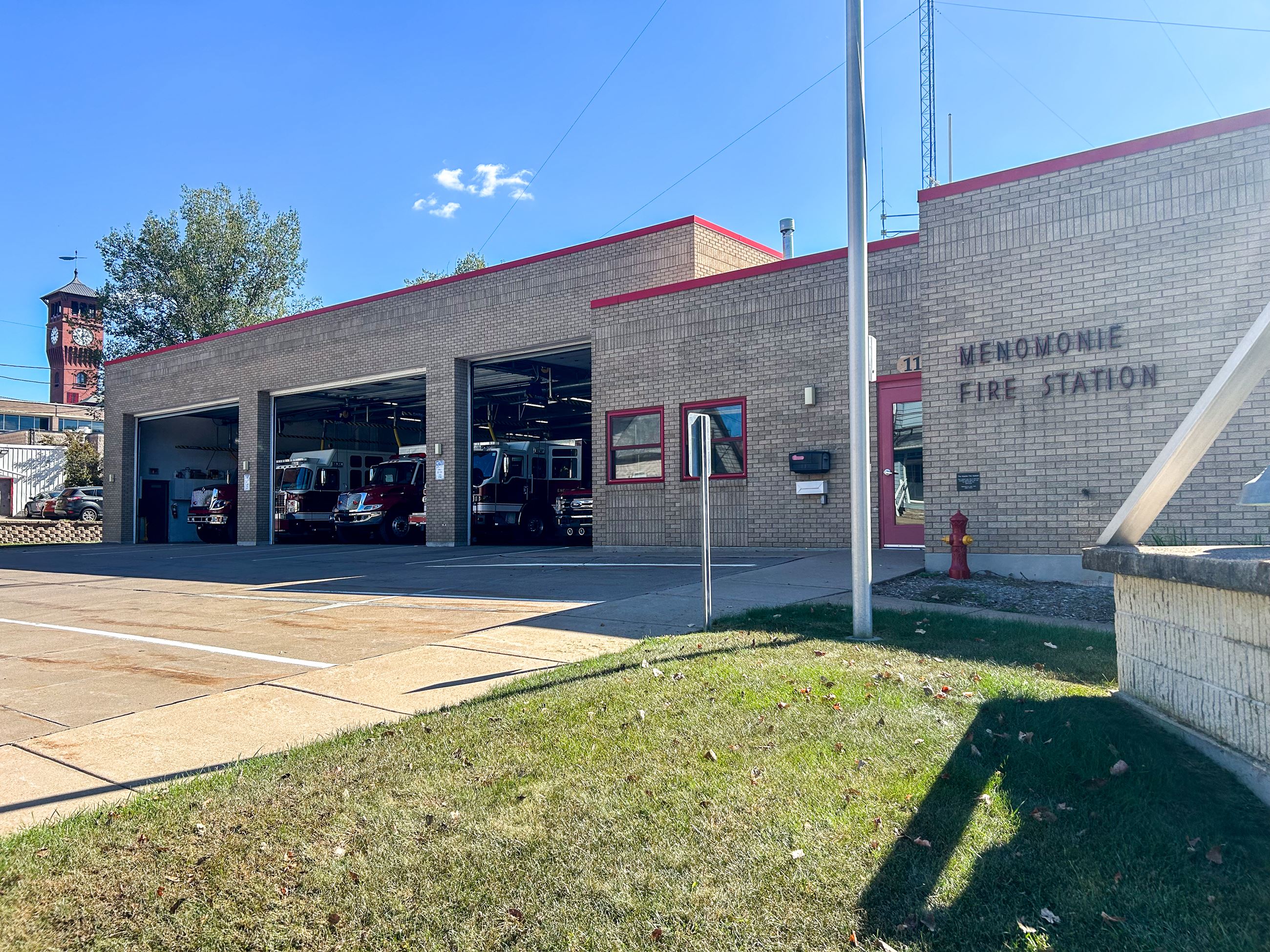 Photo of Menomonie Fire Department from Main Street 